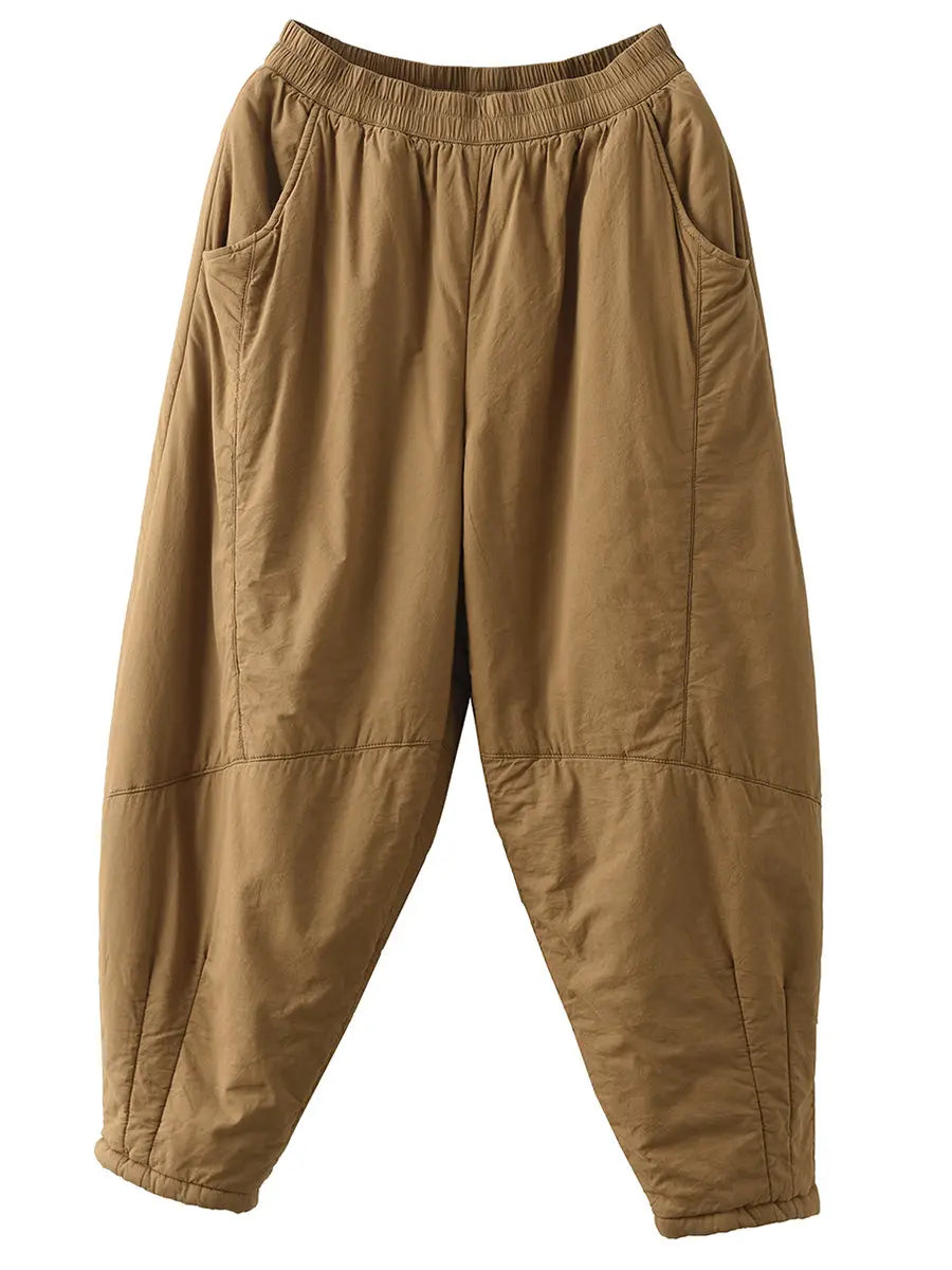 Spliced Padded Harem Pants