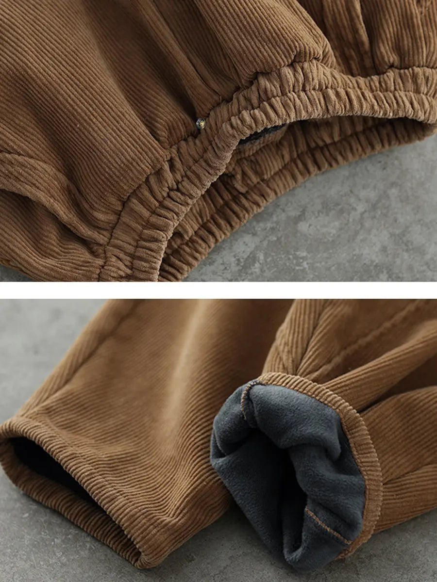 Spliced Thicken Pants