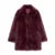 Fluffy Faux Fur Coat Lapel Long Sleeve Thick Warm Loose Jackets Winter High Street Outerwear