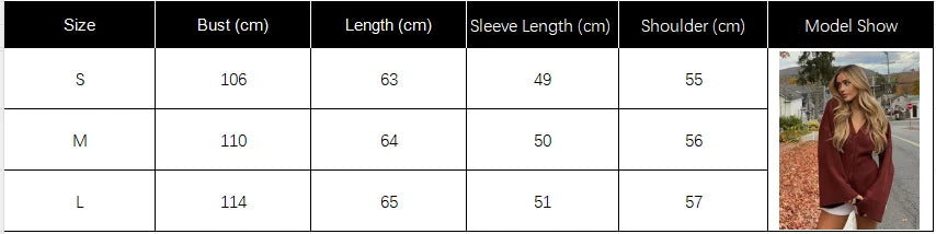 V-neck Knitted Bodycon Cardigan Single Breasted Long Sleeves Sweater Autumn Lady Singlet Knitwear