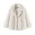Winter Exclusive Lapel Collar Long Teddy Jacket Coat Brand Cozy Padded Faux Fur Coats Outerwear