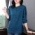 Woman Spring Autumn Style Blouses Shirts Lady Long Sleeve Stand Collar Blusas Tops Df4850