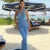 Knitted 3d Flower Halter Long Dress Crochet Hollow Out Sleeveless Blue Maxi Dresses New Lady Beach Vacation Robe