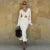 Knitted Skirt Suits for Fungus Cut Out Cardigan Top Long Slim Skirts Beach Holiday Lady Two Pieces Set