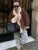 Winter Loose Overcoat for Lapel Pocket Jacket Coat Commute Contrast Outwear