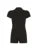 Button Up Turn Down Collar Short Sleeve Slim Ribbed Rompers Playsuit Basic Summer Shirts