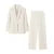 Blazer Pants Set Loose Lapel Single-breasted Coat Wide Leg Trousers Sets Fall Office New in Matching Suits