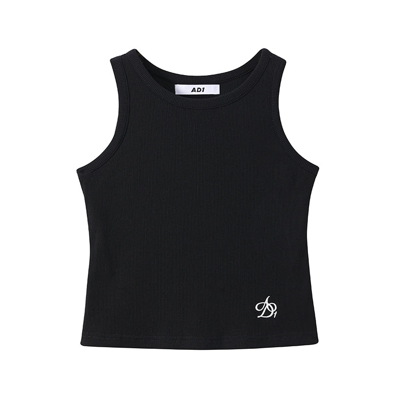 Logo Embroidery Slim Fit T-shirts & Tank Tops
