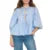 Y2k Shirts Aesthetic Clothes Color/stripe 3/4 Sleeve Tie Up Cardigan Tops 2000s Blouse