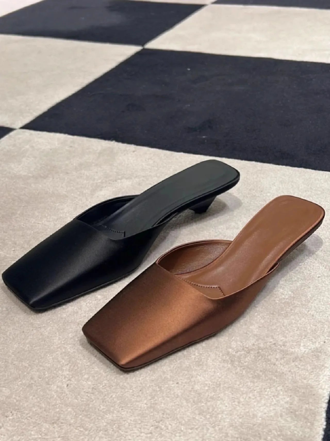 Flipflops Green Black Brown Ballet Outdoor Low Heels Satins Slingback Shoes for Slipper Sandals