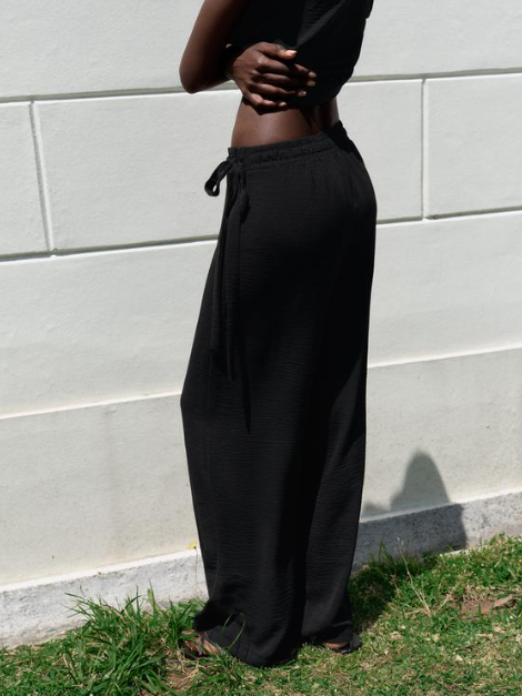 Sleeveless V Neck Top & Wrap Pant Coord Set