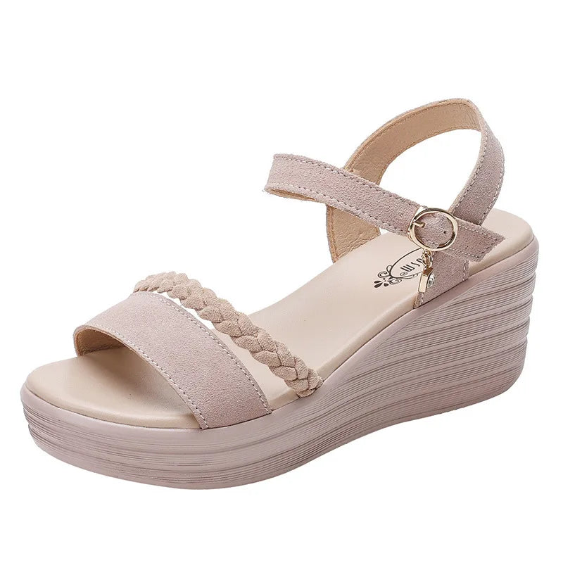 Small Size 31 32 33 41 42 43 44 Summer Sandals Platform Wedge High Heel Summer Shoes Open Toe Heels