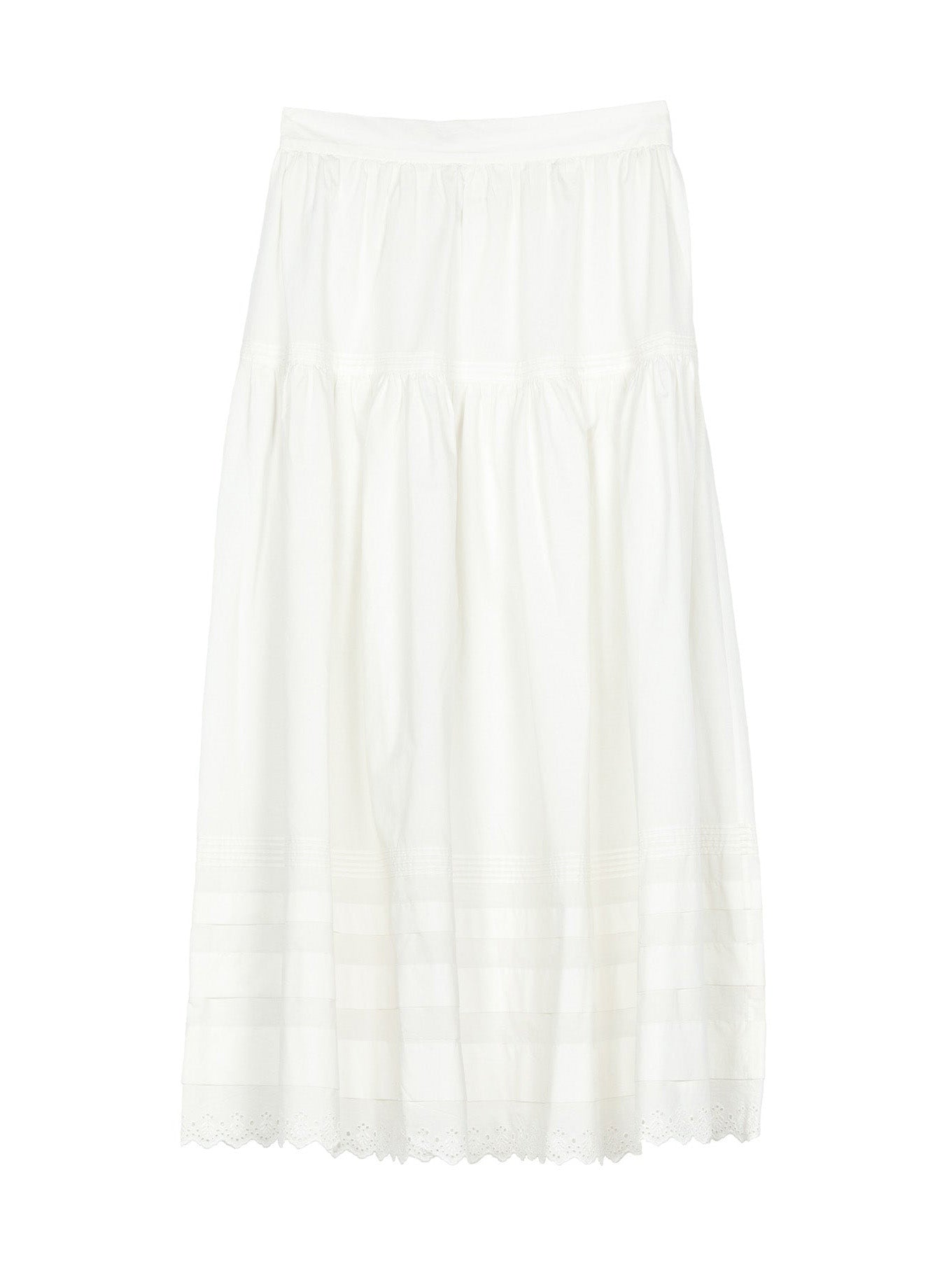 Sebastiane Cotton Midi-skirt