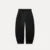 Black Pant Suit V-neck Sleeveless Ruffles Tank Tops Loose Trouser Female 2 Pieces Lady Outfits New