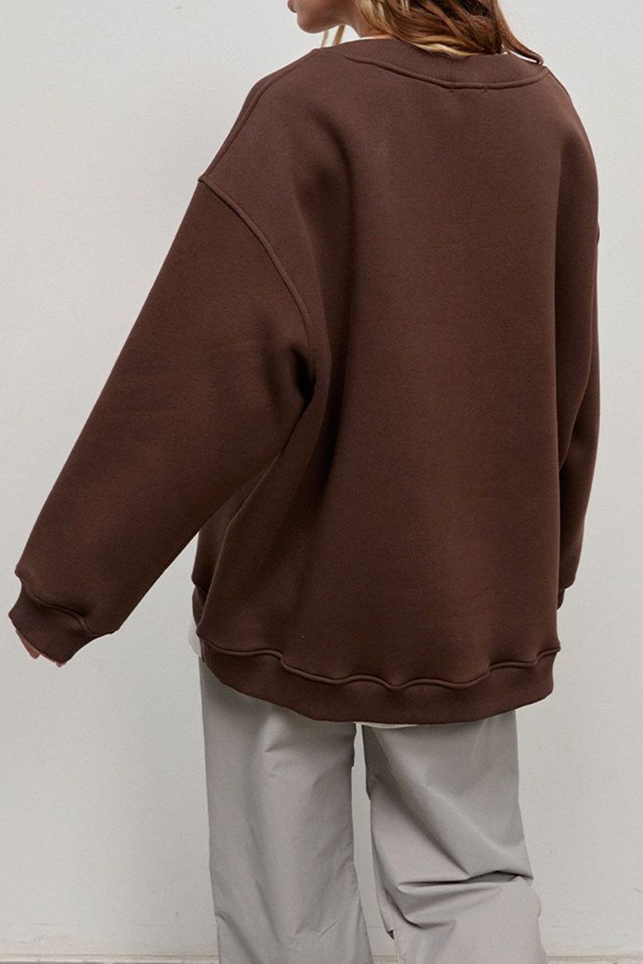 Crew Neck Oversize Sweatshirt
