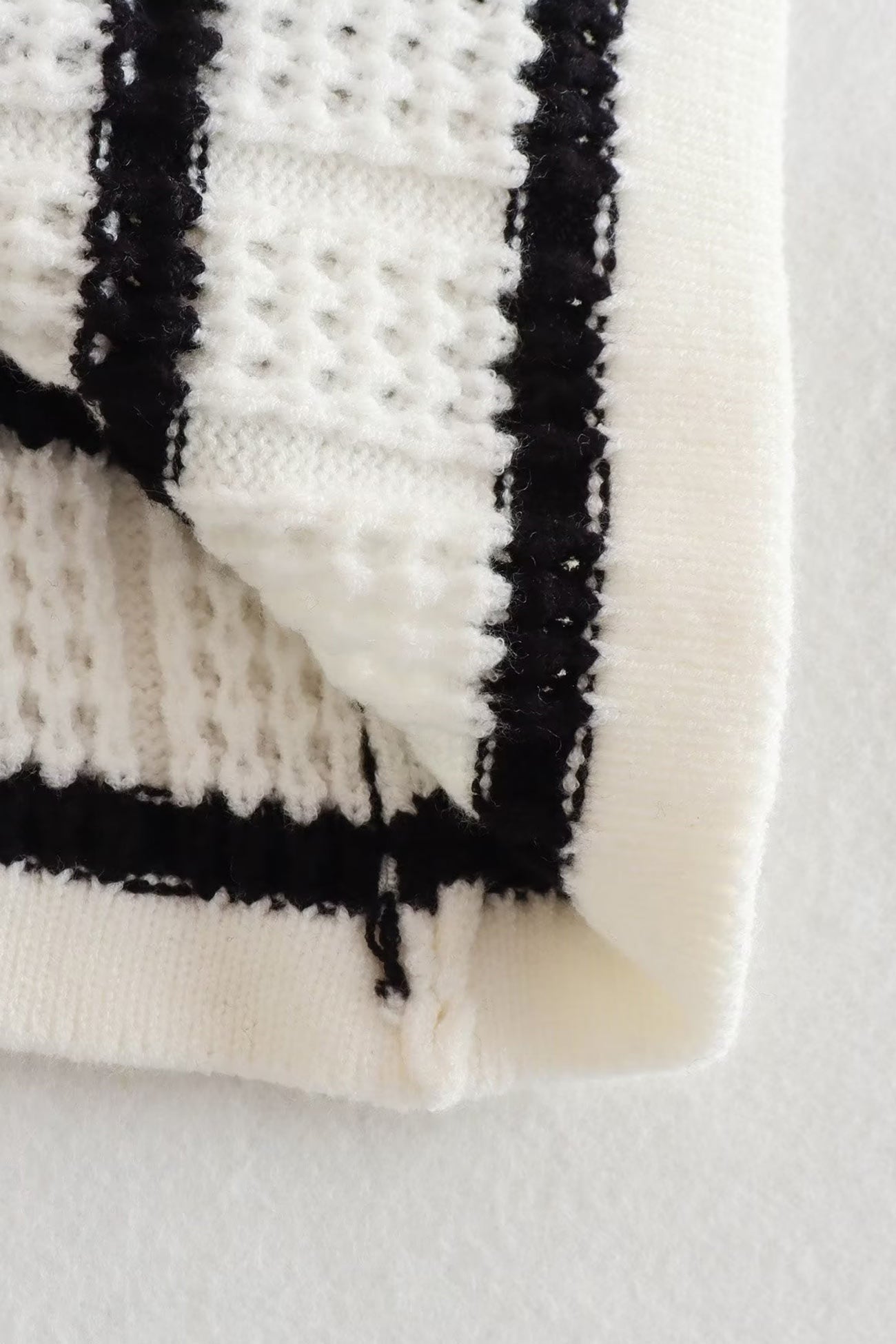 Striped Knit Tie-up Tank Top Pants Suits