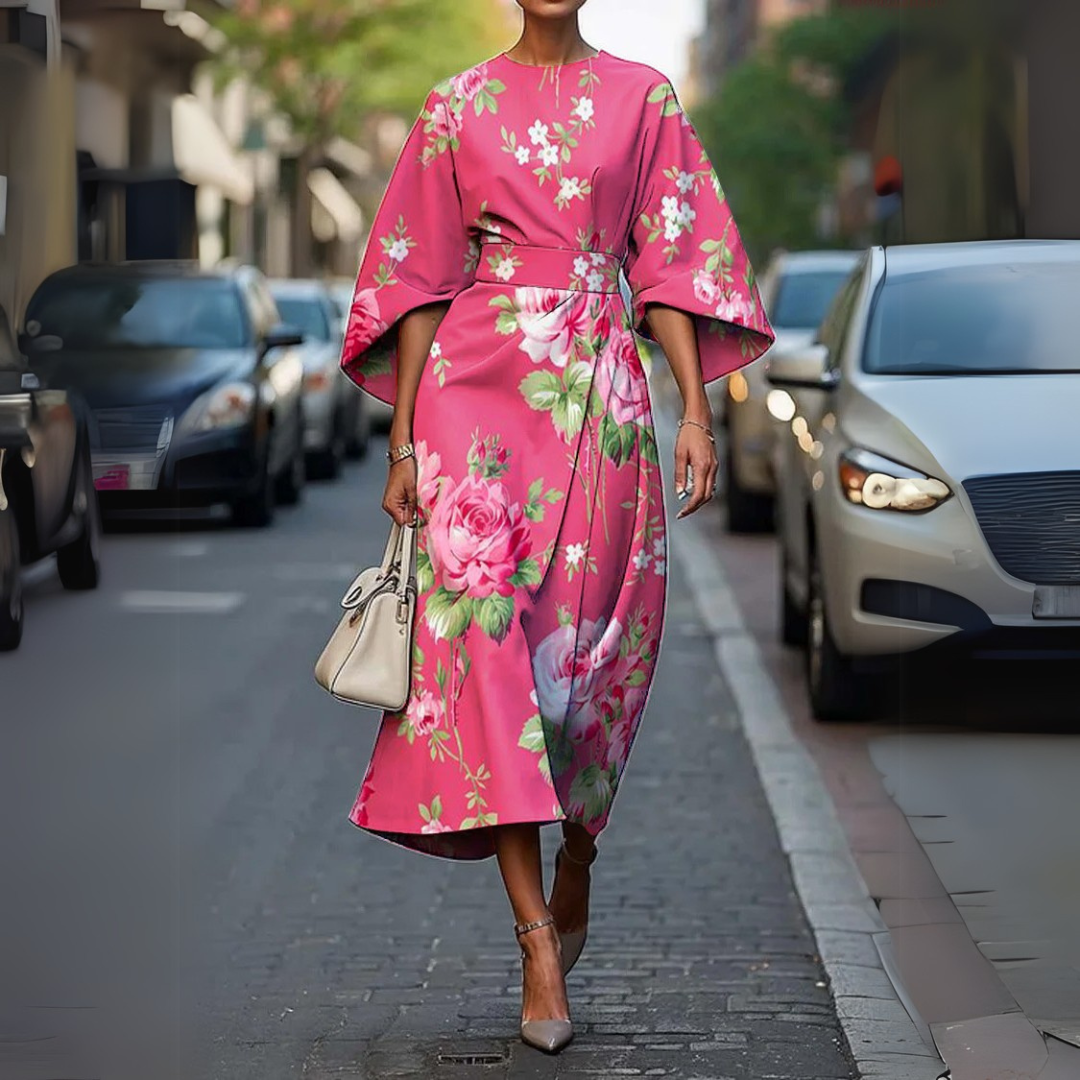 Luna - Elastic Waist Maxi Dress