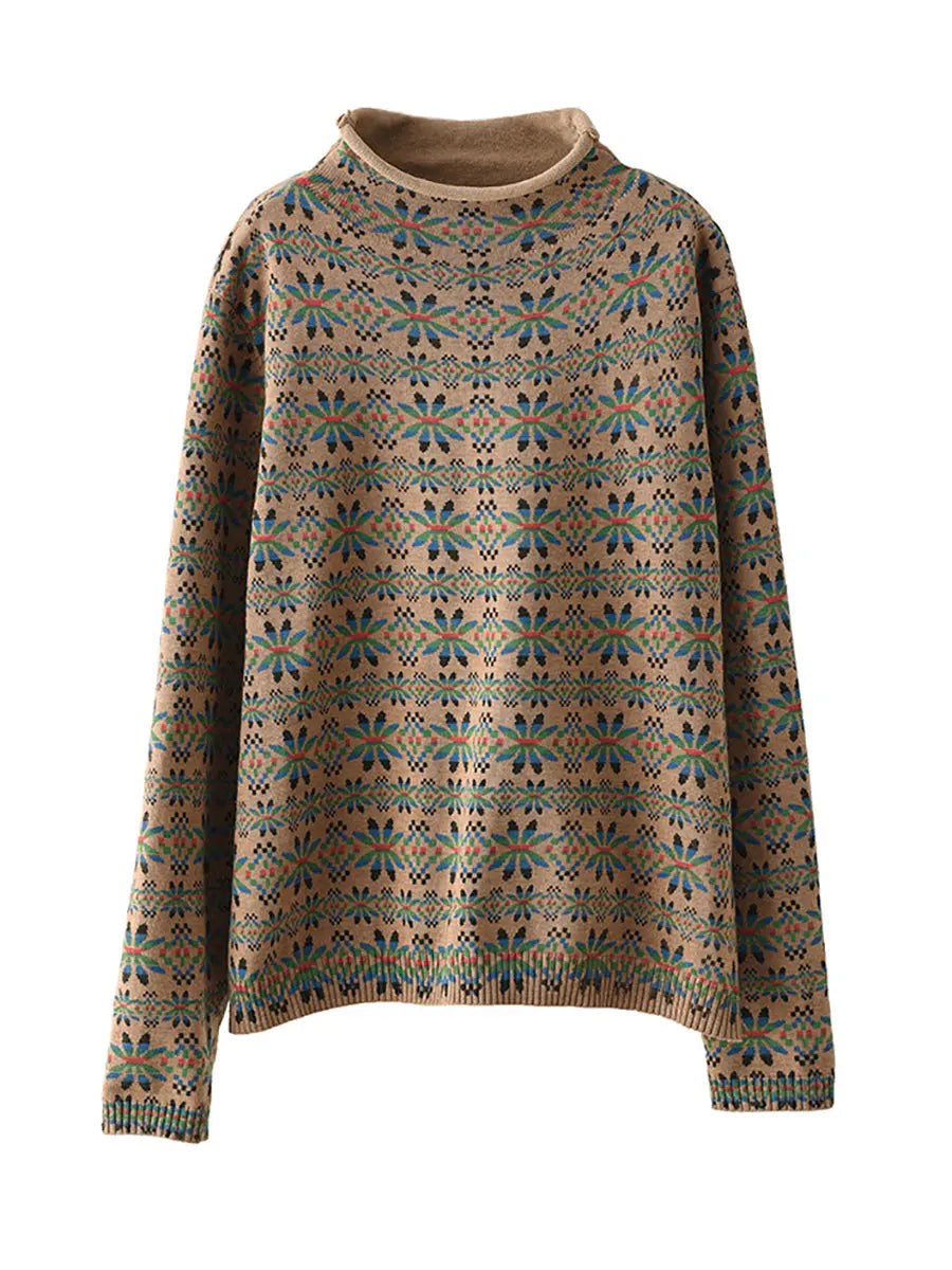 Turtleneck Pullover Sweater