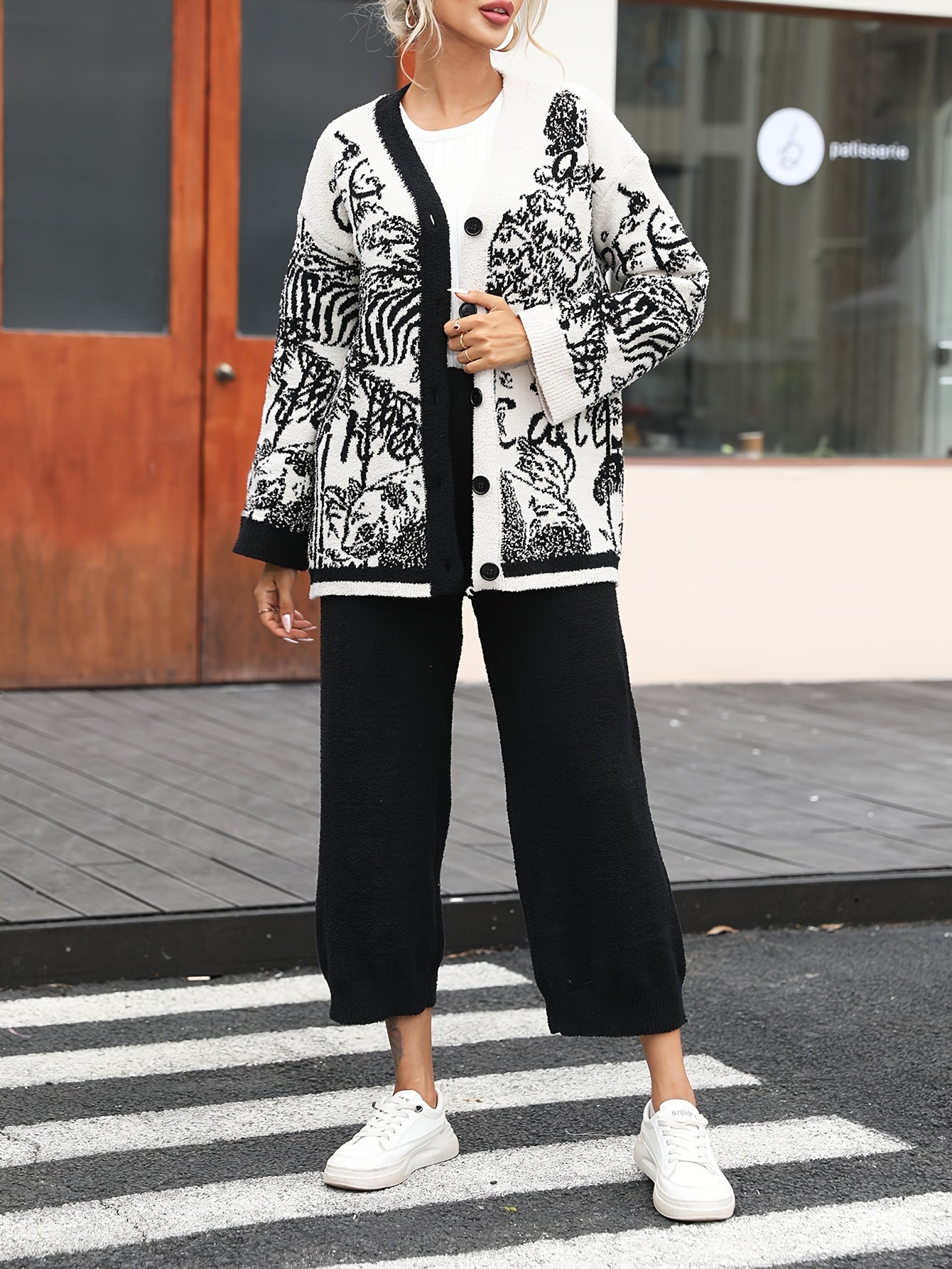 Color Block Two-piece Set Rf1478