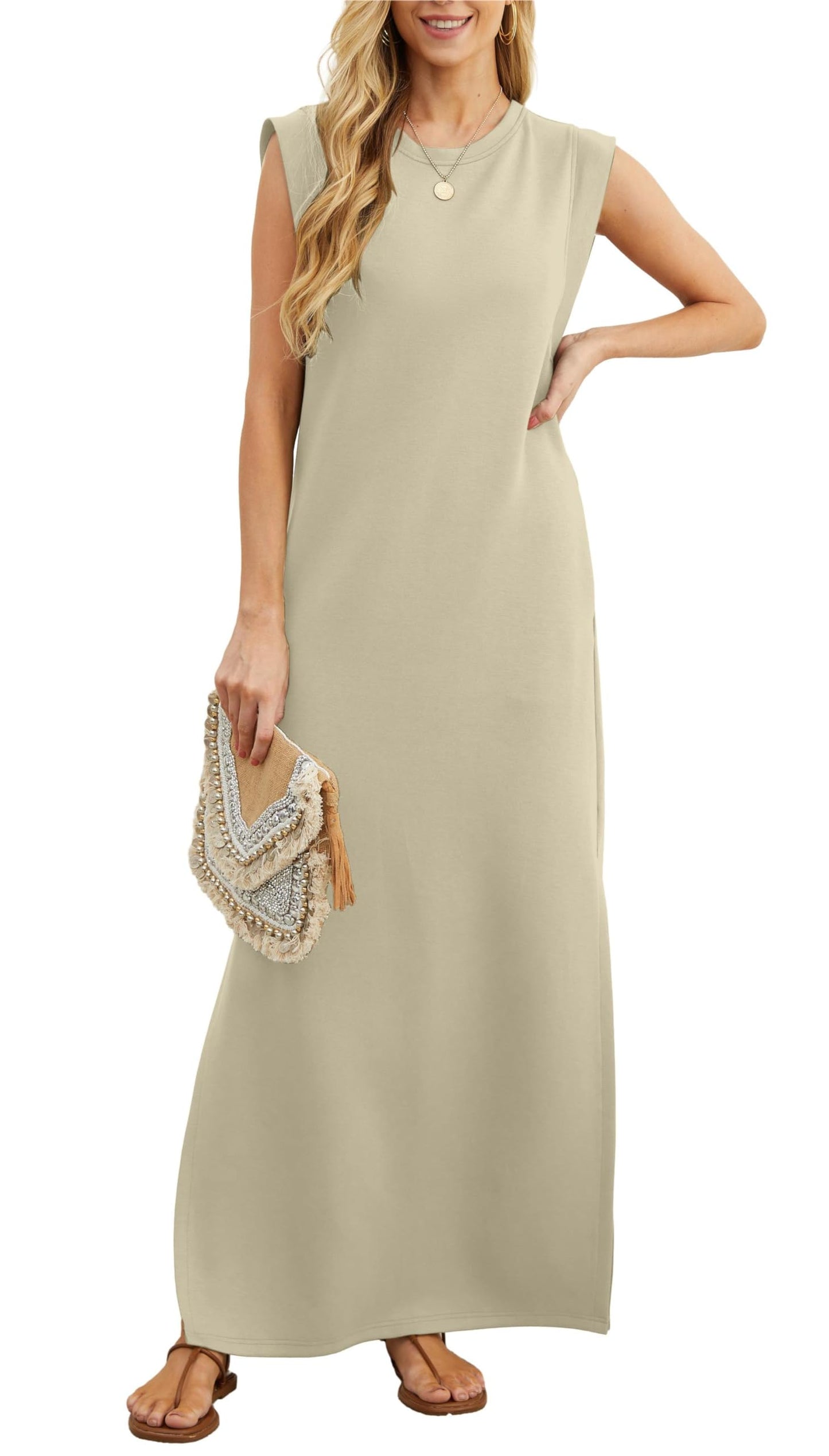 Ninalee - Relaxed Flow Split Maxi Dress