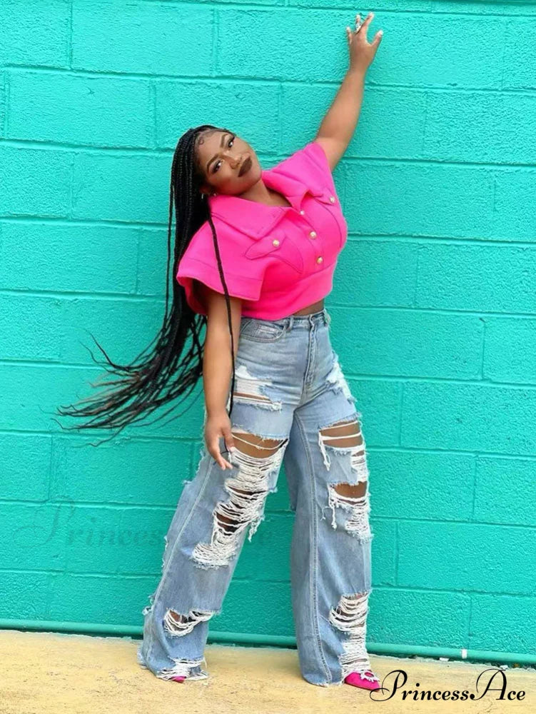 High Waist Graceful Pu Pants