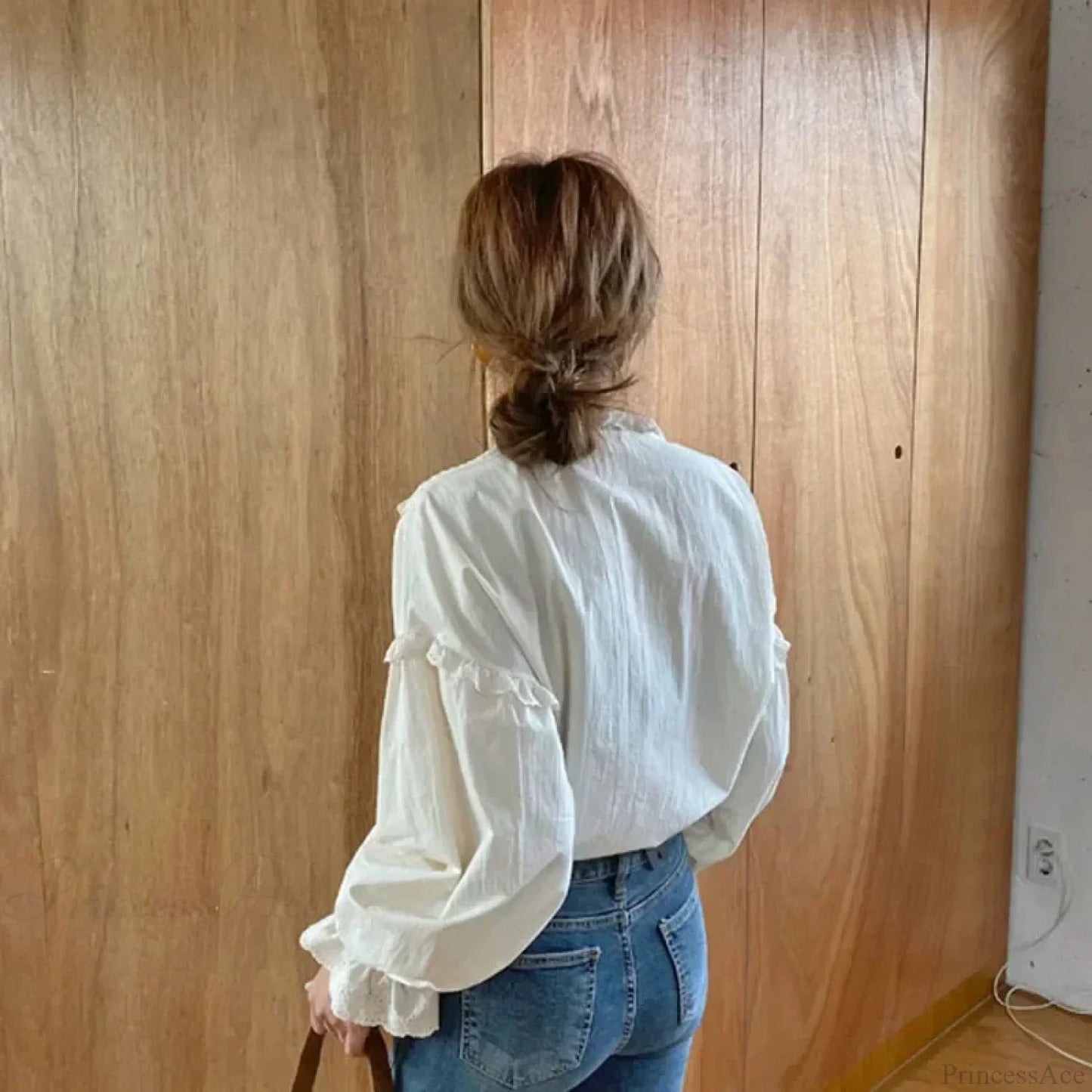 Hollow Out Blouse Blouses
