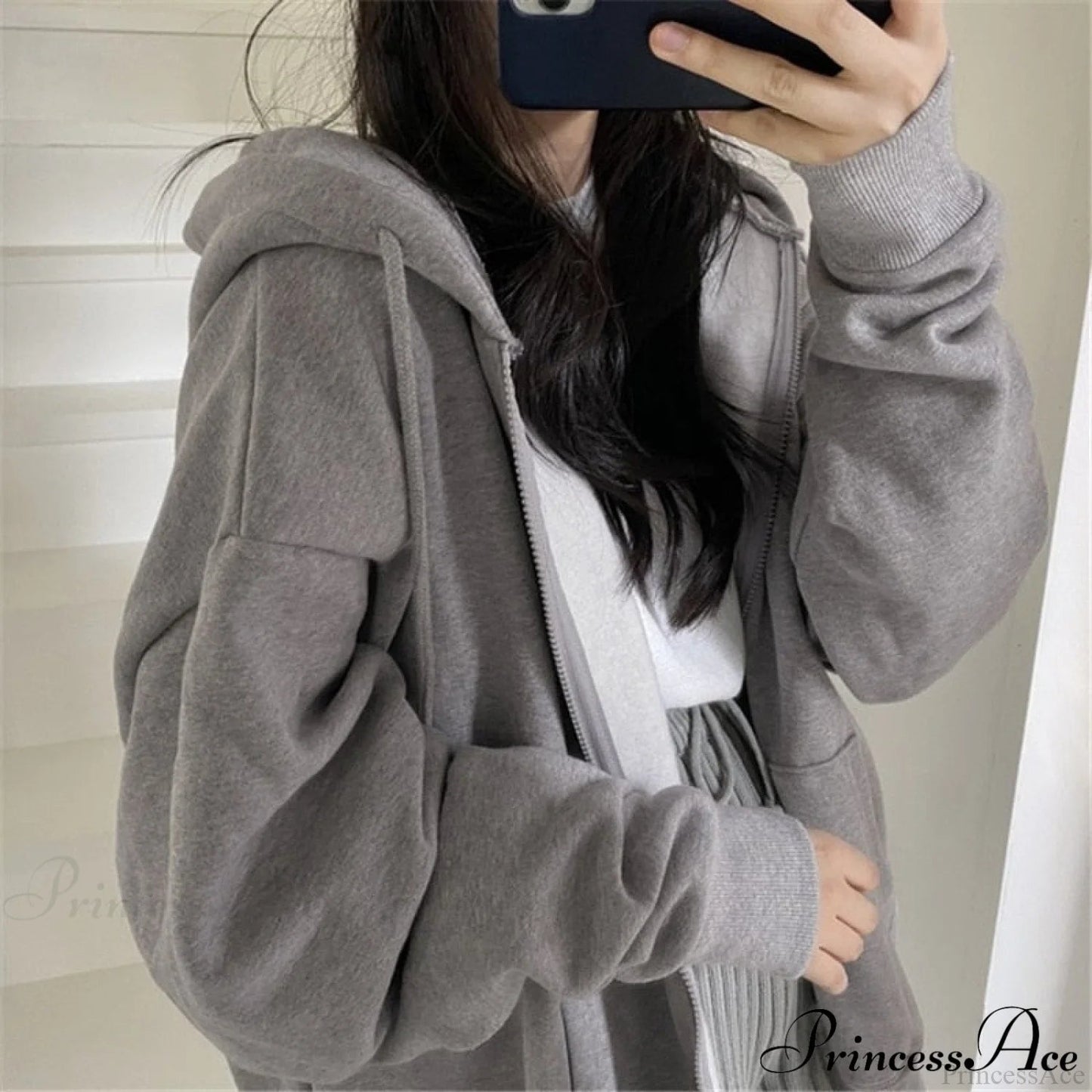 Korean Version Oversized Color Hoodies
