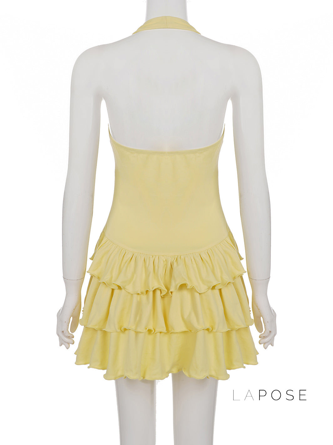 Aziya Halter Pleated Mini Dress