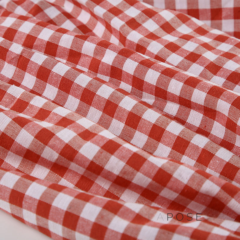 Fatoumata Bow Plaid Shorts