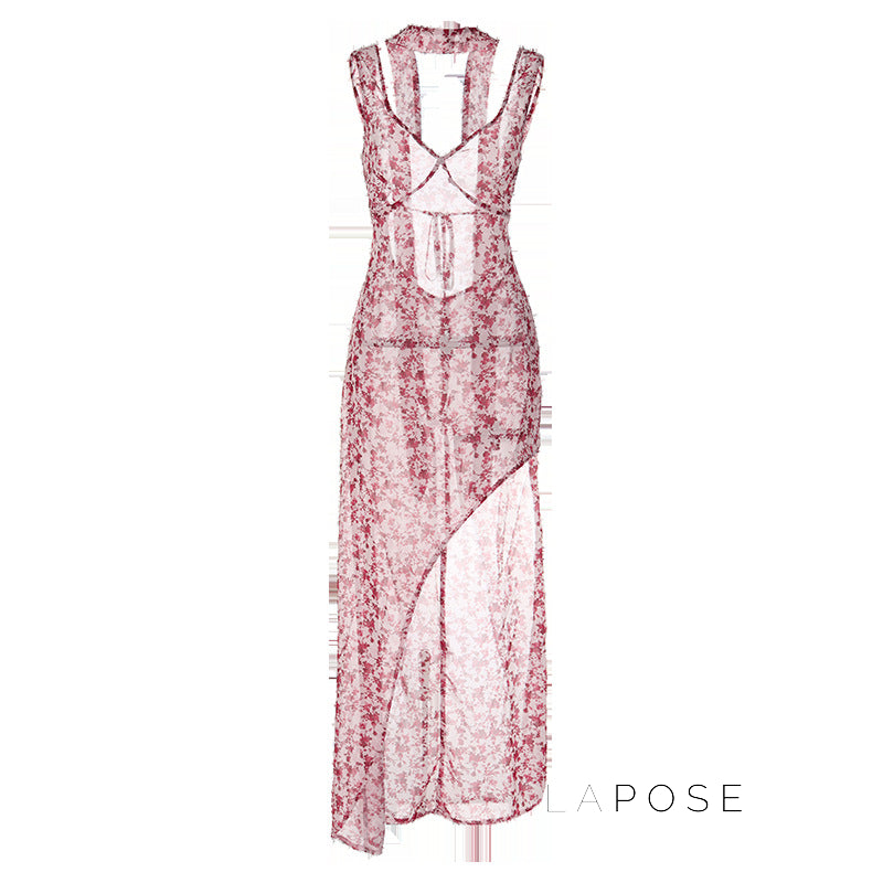 Khalia See-through Maxi Dress