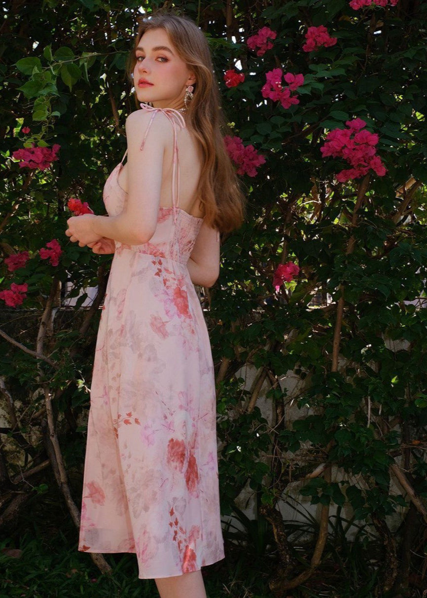 Rosalie - Slit Midi Dress