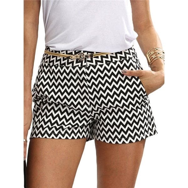Woman Mid Waist Shorts