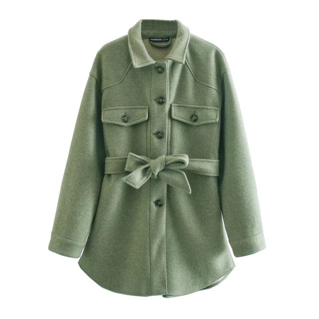 Dressbetty - Woolen Camel Soft Long Coats