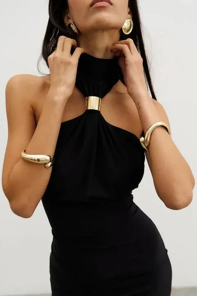 Off-shoulder Long Evening Maxi Dress