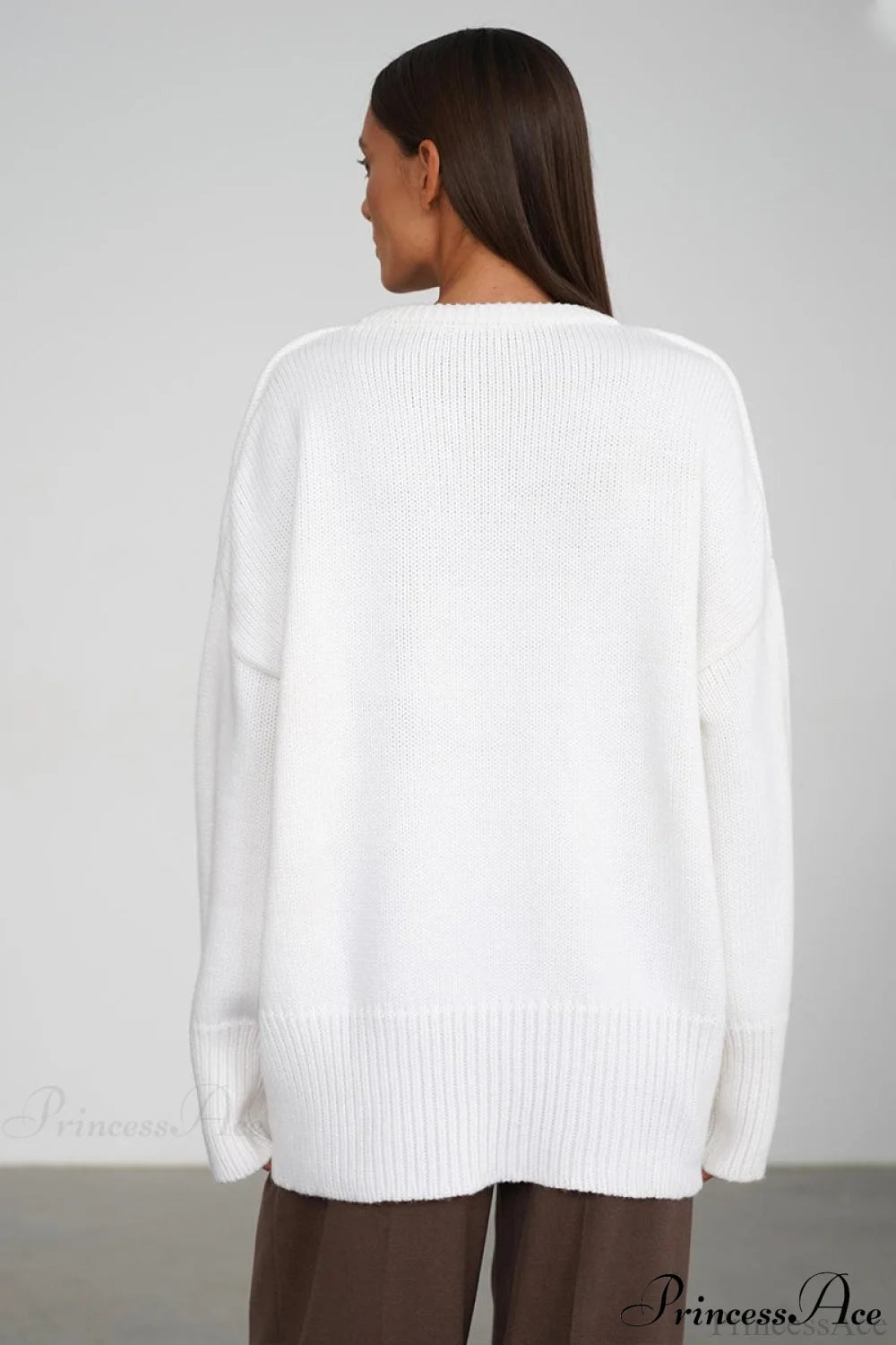 Knit Crew Neck Sweater