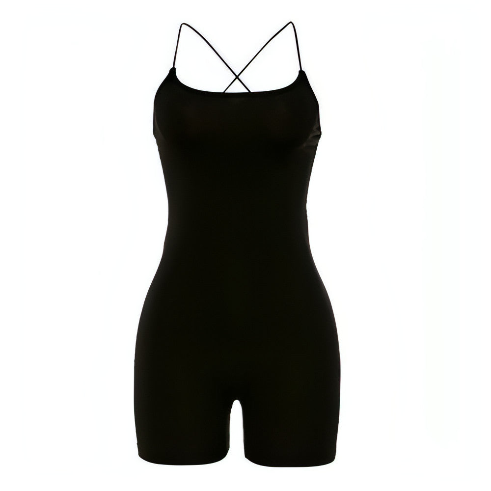 Spaghetti Strap Sleeveless Romper
