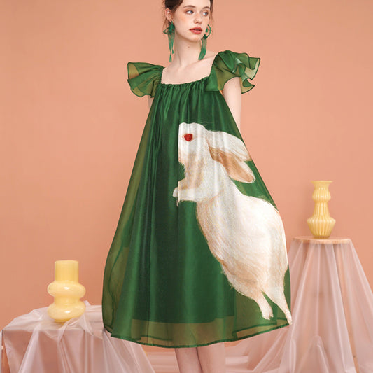 Enchanted Forest Rabbit Dress
