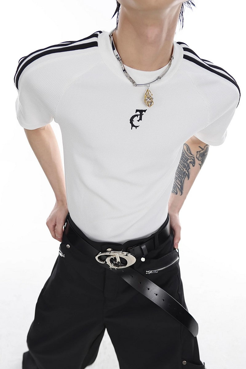 Striped Logo T-shirt
