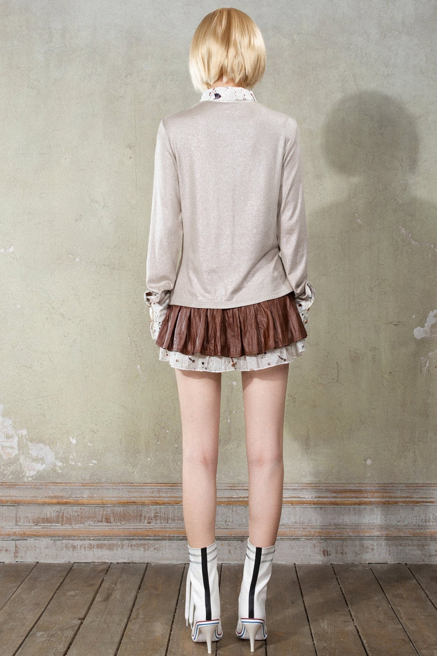 Pearl Drape Button Cardigan