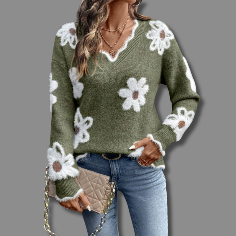 Thea – V-neck Sweater