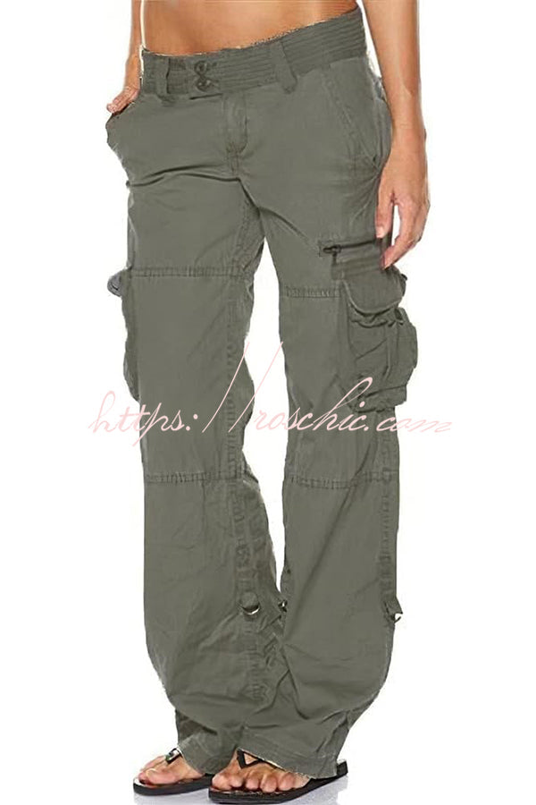 Tactical Active Loose Multi-pockets Cargo Pants