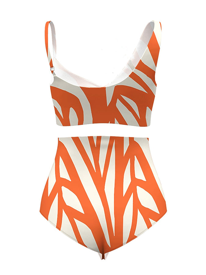 Geometric Print One Piece Swimsuits and Pants