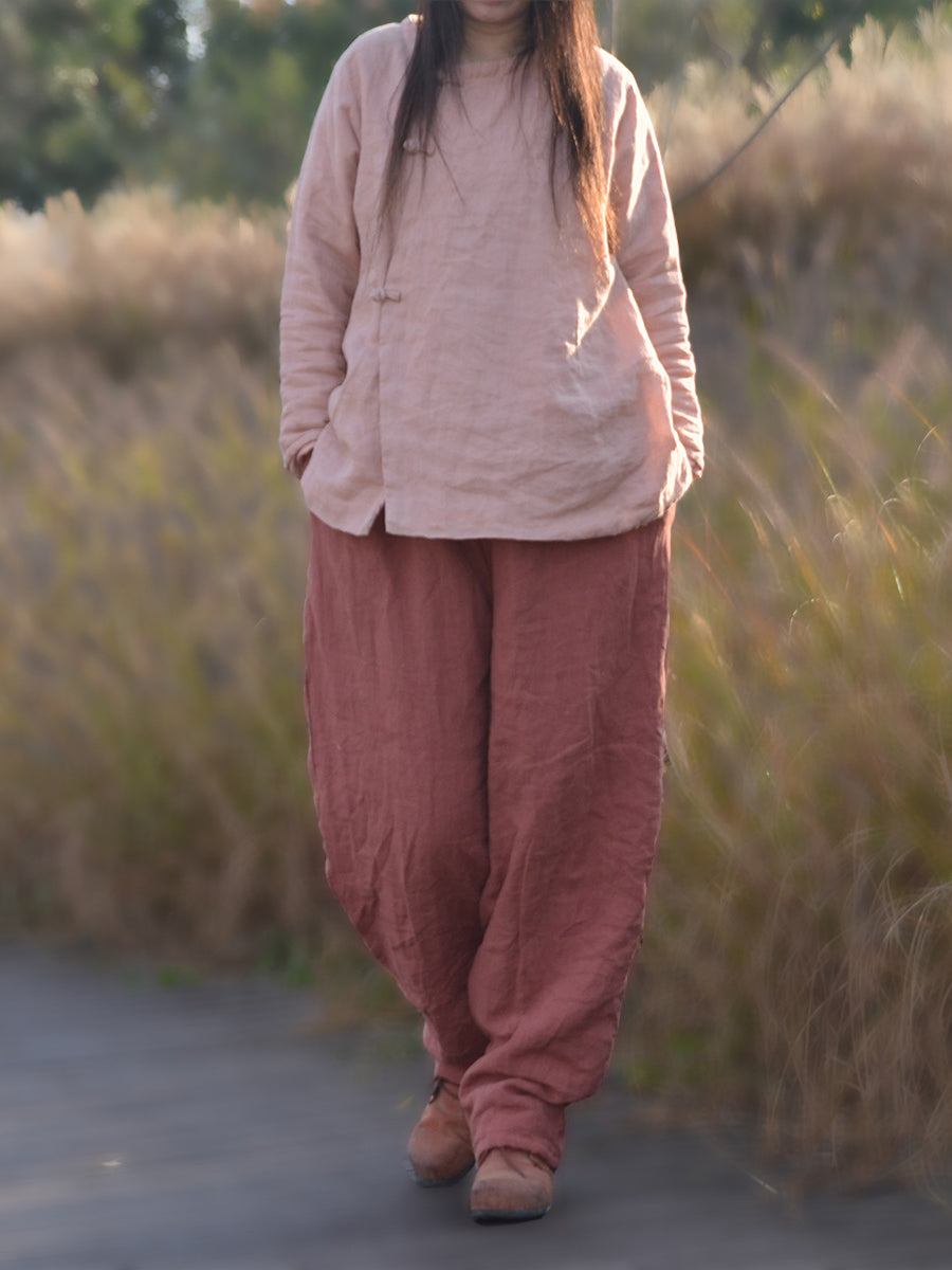 Winter Thicken Harem Pants Qu017