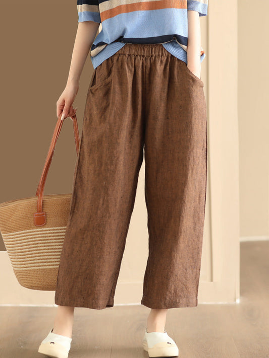 Summer Linen Wide-leg Pants Aa1017