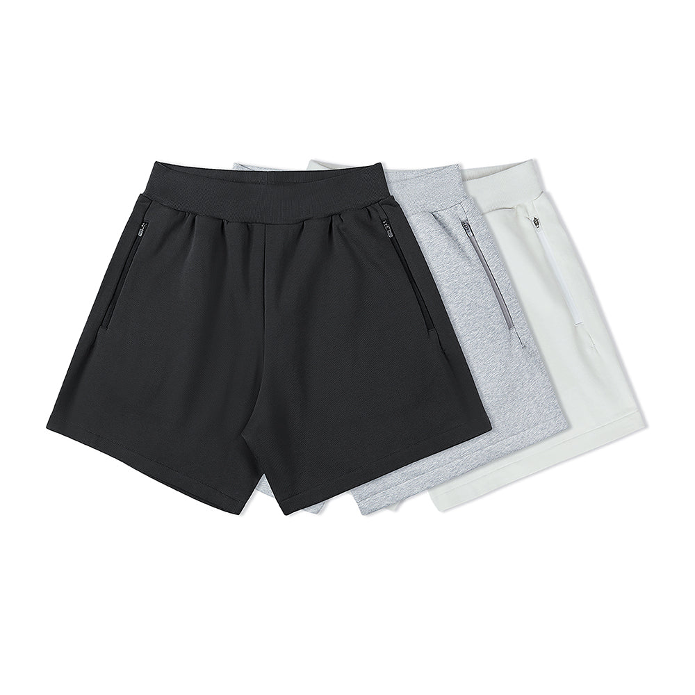 400g Heavy Cotton Shorts With Zip Pocket