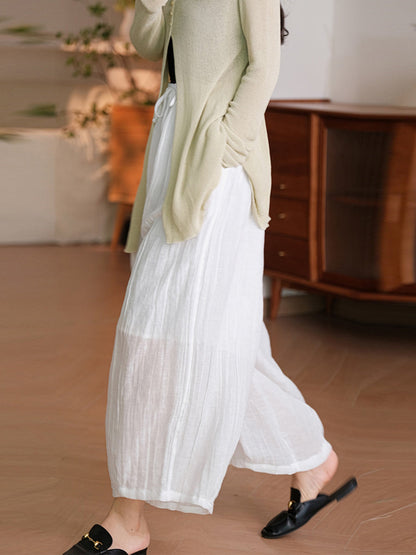Summer Linen Harem Pants Sc1034