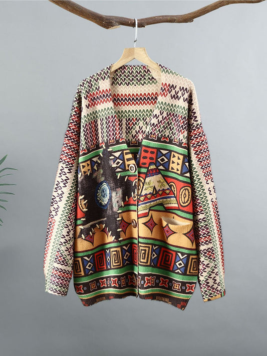 Spring Knitted Cardigan Sweater Sc1054