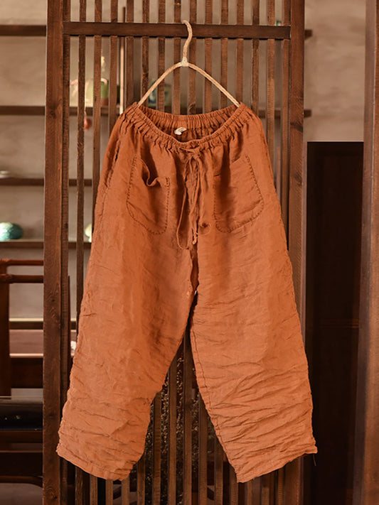 Summer Linen Harem Pants Oo1054