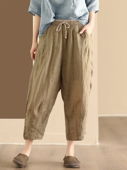 Summer Ramie Harem Pants Cx024