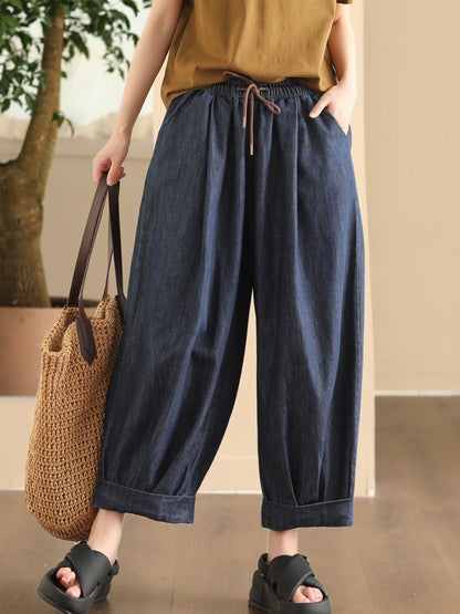 Summer Denim Loose Harem Pants Fd003